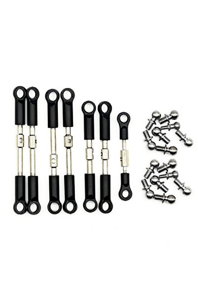 Choice مجموعة قضبان ربط فولاذية صلبة من النوع B لـ WLtoys 144001 144002 وصلة ...