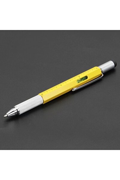 Choice Yellow 7-in-1 Multifunctional Tool Pen Capacitive Touch Screen Stylus ...