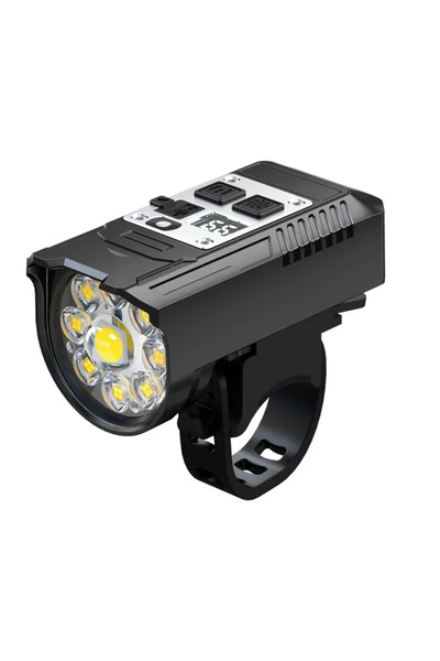 Choice 1PCS Bicycle Flashlight 9 LED Bike Lamp Type-C Rechargeable Bike Light...