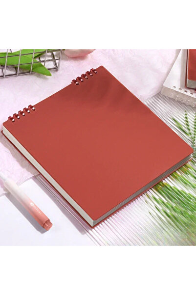 Choice دفتر ملاحظات شبكي أحمر B5، دفتر رسم، دفتر ملاحظات ذو أوراق، دفتر يوميا...