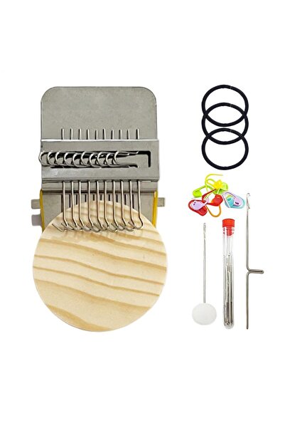 Choice1 10 pins 1PC Mini Darning Loom Machine DIY Apparel Sewing Small Loom f...