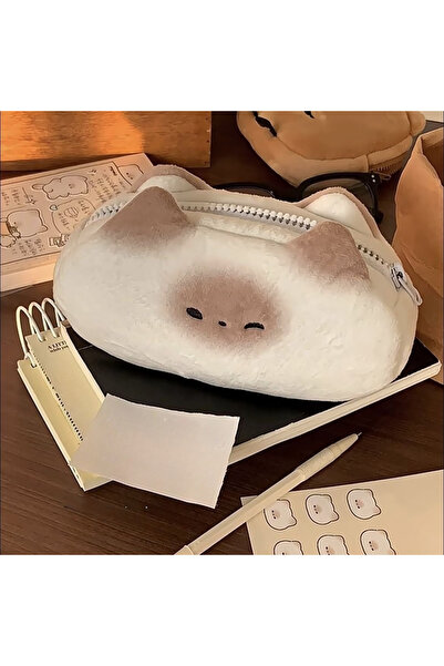 Choice حقيبة أقلام رصاص جديدة بتصميم قطة سيامية لطيفة، قطعة واحدة، إصدار 2025...