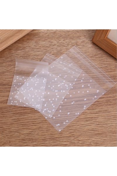 Choice3 Other 7 x 7cm 100pcs 100pcs Transparent Polka Dot Candy Cookie Packag...