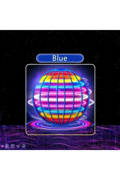 Choice5 Blue Flying Ball Boomerang Spinner Toys Hand Control Drone 360° Rotat...
