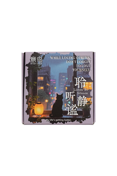 Choice 400 قطعة، 40 قطعة من ملصقات PVC بنقوش مشاهد المطر خارج النافذة، مناسبة...