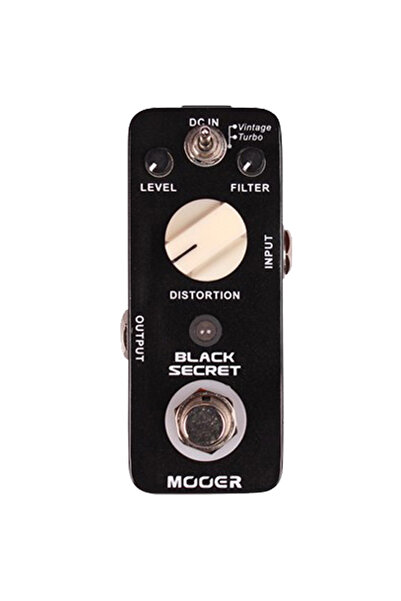 Choice دواسة تأثيرات جيتار بلاك سيكريت من موير، تأثير تشويه، وضعان للتشغيل، ت...