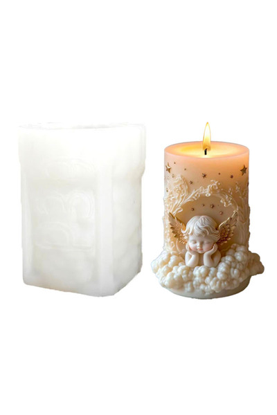 Choice قالب شموع واحد من سلسلة الملاك الصغير اللطيف، مصمم بدقة، مثالي لتزيين ...