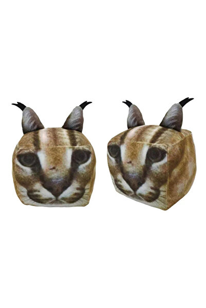 Choice لعبة قطة مربعة قطيفة من فانغكوايمو كروس-بوردر، مقاس 19 سم، منتج جديد، ...