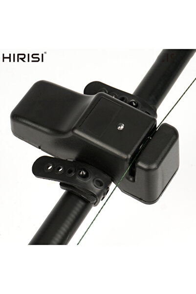 HIRISI قطعتان من جهاز إنذار رقمي لصيد الكارب مزود بمؤشر LED لعضة السمكة، مثبت...