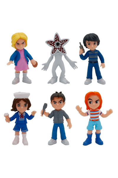 Choice مجموعة من 6 قطع من أحدث مجسمات شخصيات ديموجورجون إليفن داستن بارب ستيف...