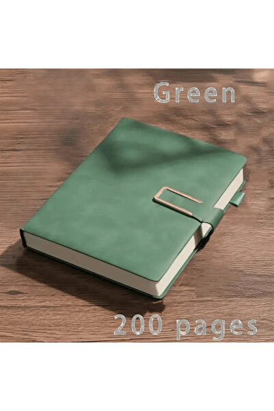 Choice A5 green Vintage A5 Leather Notebook with Personalized Soft Cover - Pe...