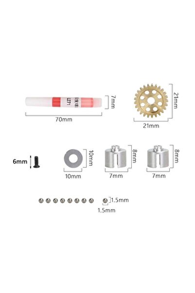 Choice مجموعة تروس تفاضلية معدنية لسيارة تحكم عن بعد AE86، مقاس واحد، لسيارة ...