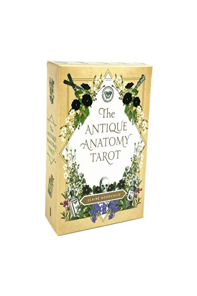 Choice مجموعة أوراق التاروت "التشريح العتيق" باللون الأبيض، بطاقات أوراكل للت...