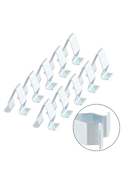 Choice ١٠ قطع من مشابك تثبيت ألواح تزيين السيارات المعدنية للمقاعد ١٦ مم، بطا...