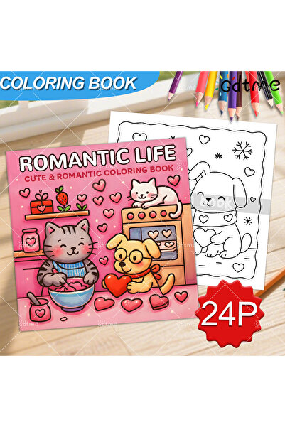 Choice حياة رومانسية متعددة: كتاب تلوين للكبار يضم أنشطة يومية لطيفة ومريحة ل...