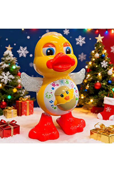 Choice لعبة بطة الرقص الكهربائية الصفراء للأطفال مع ميزات موسيقية مضيئة، مناس...