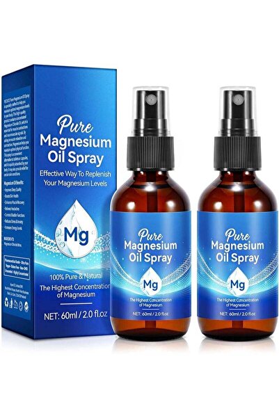 Halonhi Pack of 2 Pure Magnesium Oil Spray