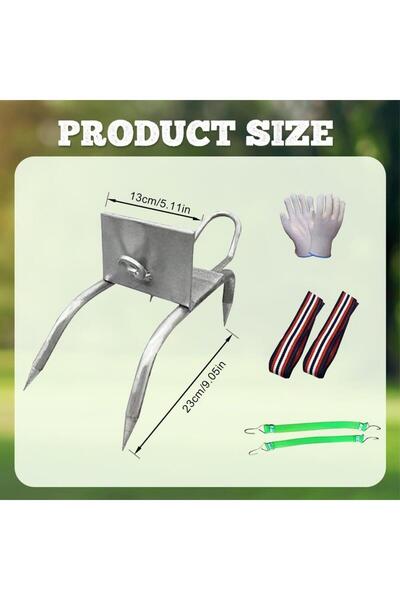 Choice مسامير تسلق الأشجار الفضية، مسامير تسلق الأشجار، معدات خارجية، تثبيت آ...