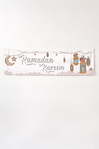 Charmbi Welcome to the City of Ramadan Wall Covering 30X100 Special Wall Cove...