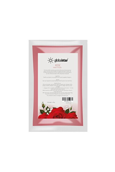 Globalstar Paraffin Wax Rose 454g – Moisturizing Wax Bath for Hands and Feet
