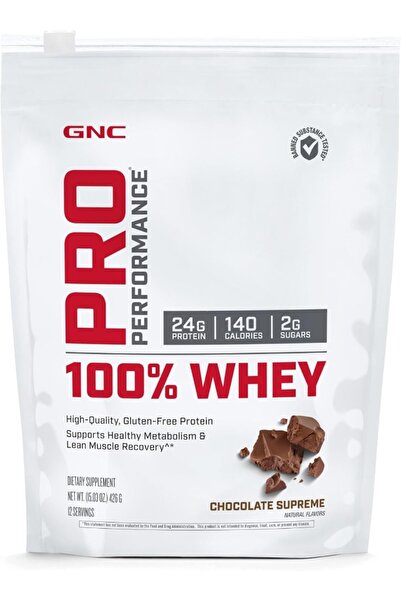 G.N.C بروتين مصل اللبن GNC Pro Performance 100 - شوكولاتة سوبريم، 12 حصة