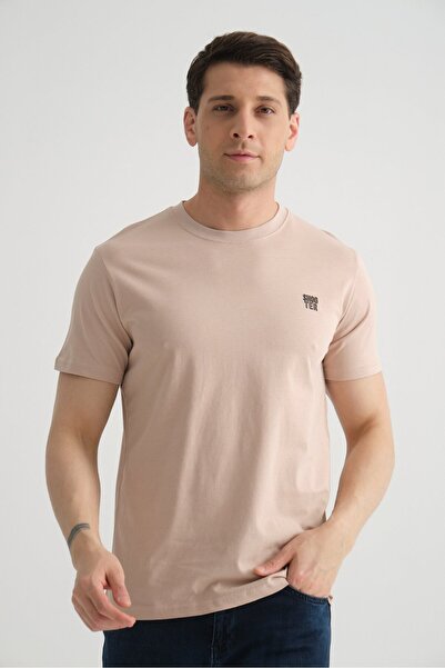 Shooter Sportswear Flexible Cotton Standard Fit Men's T-Shirt with Minimal Logo