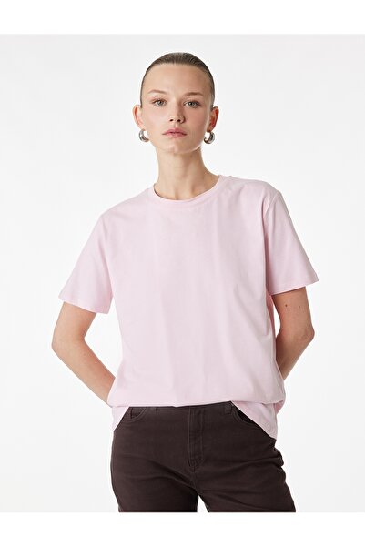 Koton Γυναικείο T-shirt 6SAK50068EK ΡΟΖ