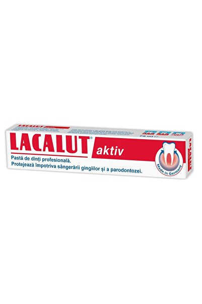 lacalut Set of 2 x Aktiv Toothpaste, 75 ml