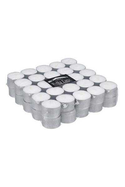 Pearl Coast 50 Pieces of Candles Wrapped in Ivory Metal Cup