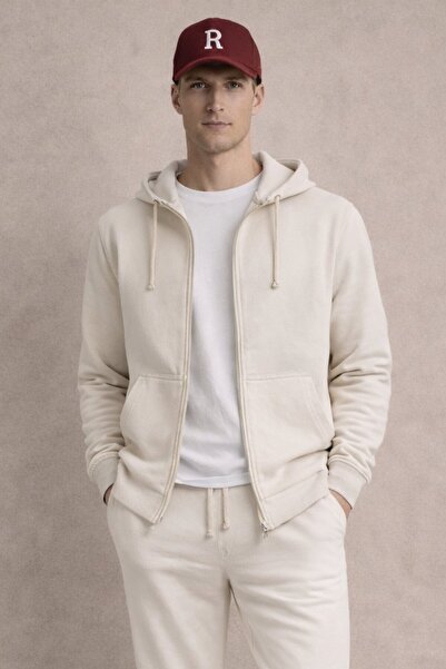 Re-clo Tristan, 100% Organic Cotton Zip-Up Hooded Sweatshirt
