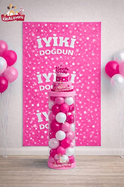 BKMC PARTY Set de decorațiuni pentru petrecerea de aniversare, simplu și eleg...