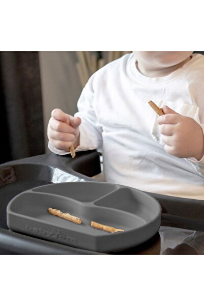 Babyjem Πλάκα σιλικόνης 3 διαμερισμάτων για αυτοδιαφοροποίηση, Διάφορα χρώματα