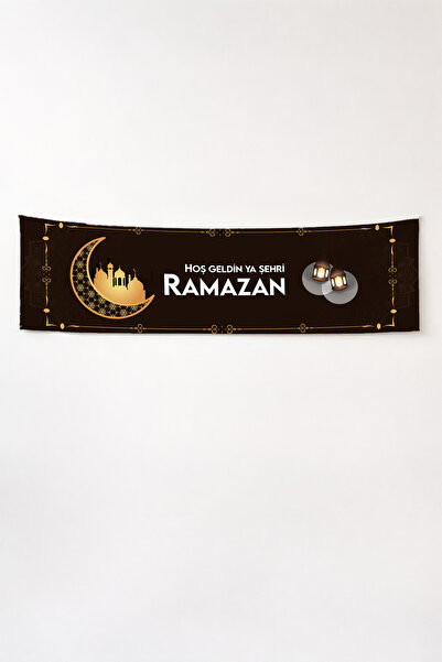 Charmbi Welcome to the City of Ramadan Wall Covering 30X100 Special Wall Cove...