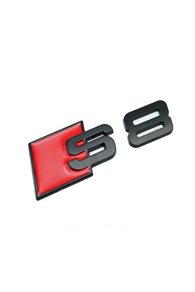 Audi Emblemă portbagaj spate Audi S8, negru mat