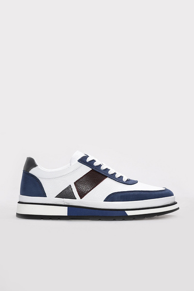 FAST STEP حذاء رياضي رجالي من الجلد الطبيعي 856MA2404