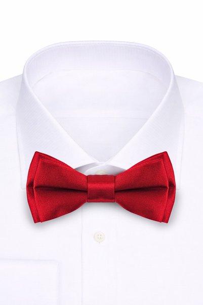 hapshoe Red Adjustable Satin Kids and Baby Bow Tie