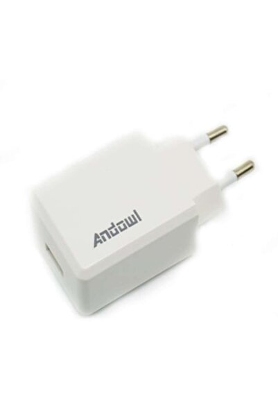 Andowl Încărcător de rețea USB, încărcare rapidă 3.1 A, alb