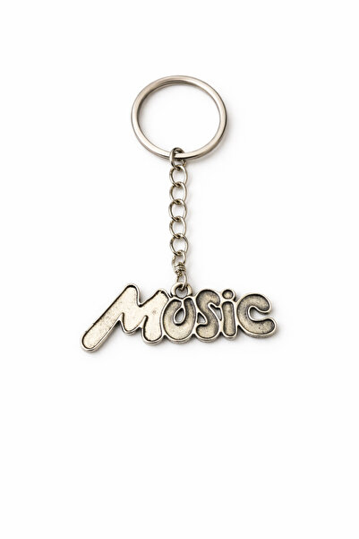 HER ŞEY NOTA www.herseynota.com Breloc unisex din metal cu text muzical