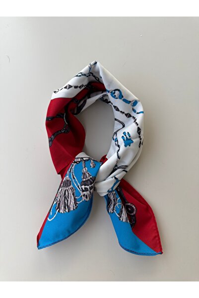 who knows ¿ Patterned Scarf Bandana 50X50 Women's Clothing Accessory