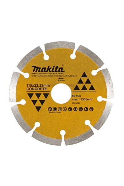 Milano قرص قطع ماسي من ماكيتا 115 مم، شفرة مجزأة ومتينة لقطع وطحن الخرسانة