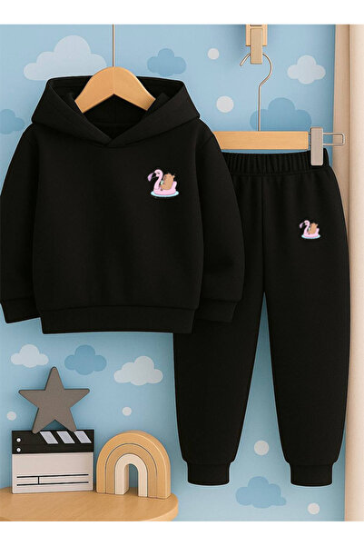 genosha Alt-Top Set Sweatshirt Tracksuit Kids Capybara Printed Daily Trend 3 ...