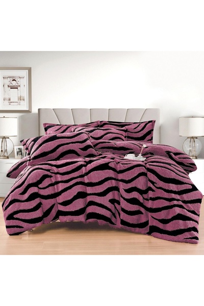 Talis Double Bed Linen Zebra V104 with elastic 180x200 cm, 4 Pieces, Cocolino