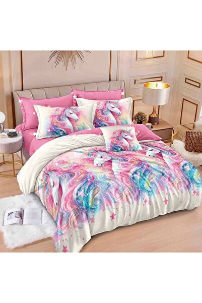 Talis Unicorn Double Bed Linen 6 Pieces, Finet