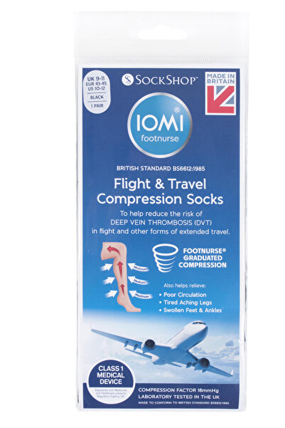 IOMI footnurse șosete confort confort Air travel socks, medically certified, ...