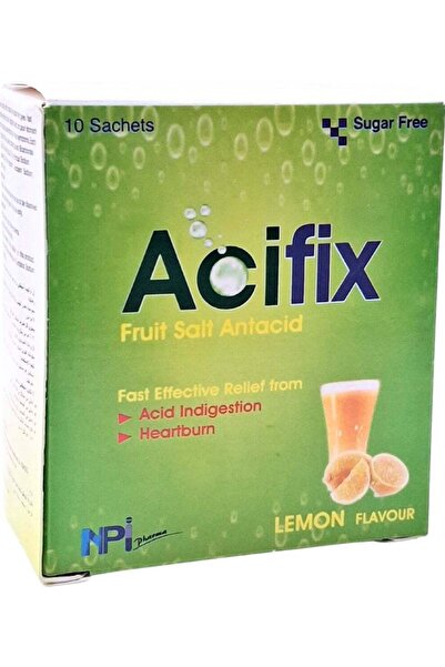 Npi أكياس أسيفيكس بنكهة الليمون (مضاد للحموضة) 10 أكياس