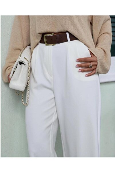 Butik BEYAZ PALAZZO PANTOLON