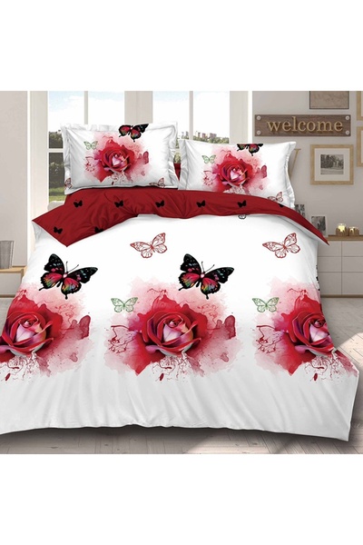 Talis Σεντόνια διπλού κρεβατιού με ελαστικό 180x200 Bree, σατέν βαμβάκι