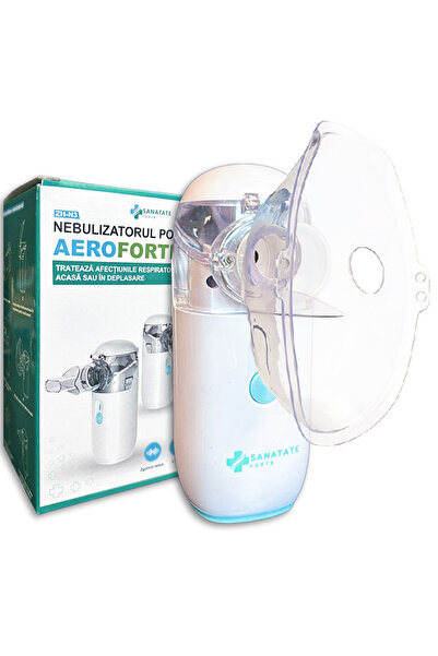 Sanatate Forte Aparat Aerosoli Nebulizator Aeroforte – Inhalator Portabil pen...