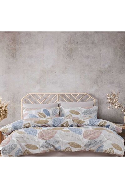 Talis Floresta Green Double Bed Linen, 100% Cotton