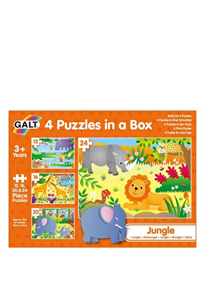 Galt Džungľa - 4 puzzle v krabici